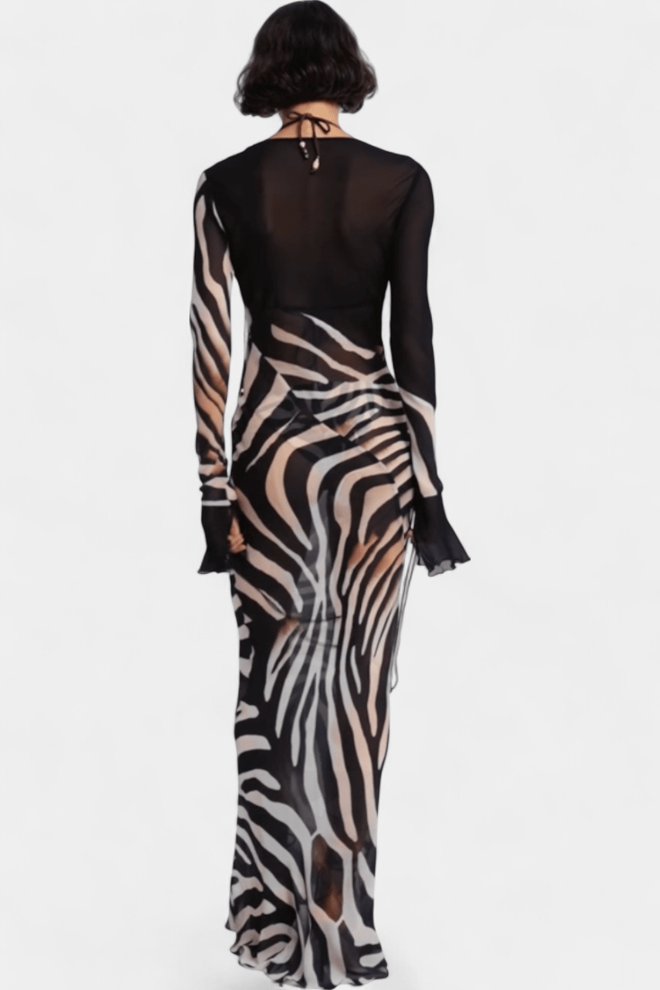 Gry | Zebra kjole