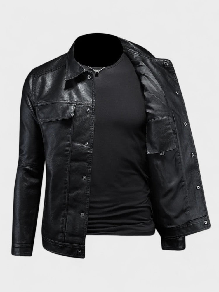 Ulrik™ | Premium Moto-læderjakke