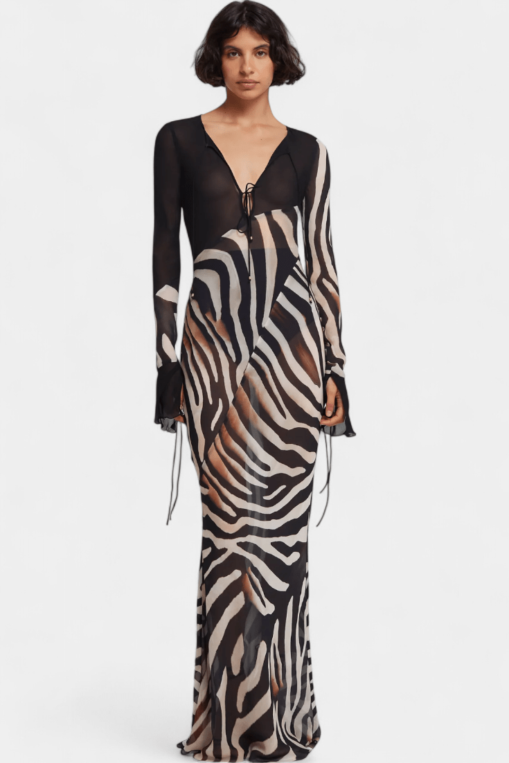 Gry | Zebra kjole